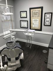 Dentist Exam room with dental chair